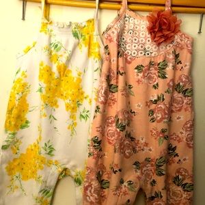 1 Laura Ashley Baby Girl Rompe/1 Baby Lass Romper